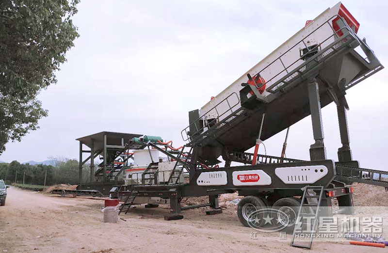 輪胎移動(dòng)制砂機(jī)