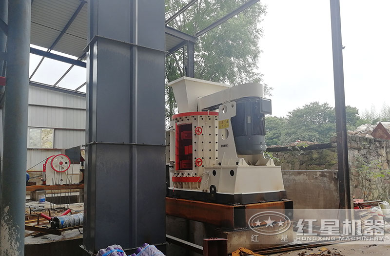 鄂破+復合破配置的小型打沙現(xiàn)場