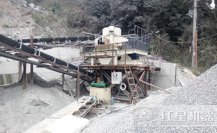 機(jī)制砂生產(chǎn)現(xiàn)場