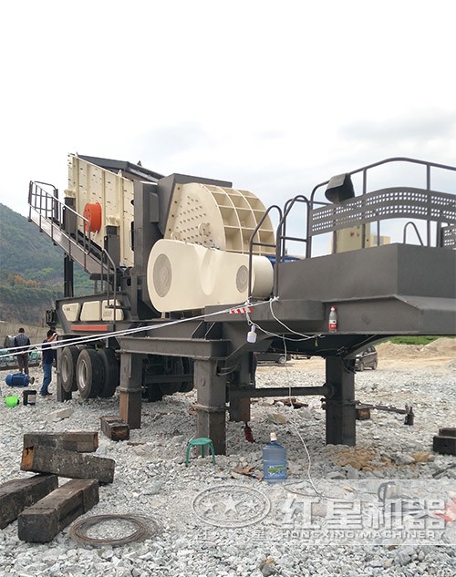 重錘破粗碎現場 重錘破粗碎現場