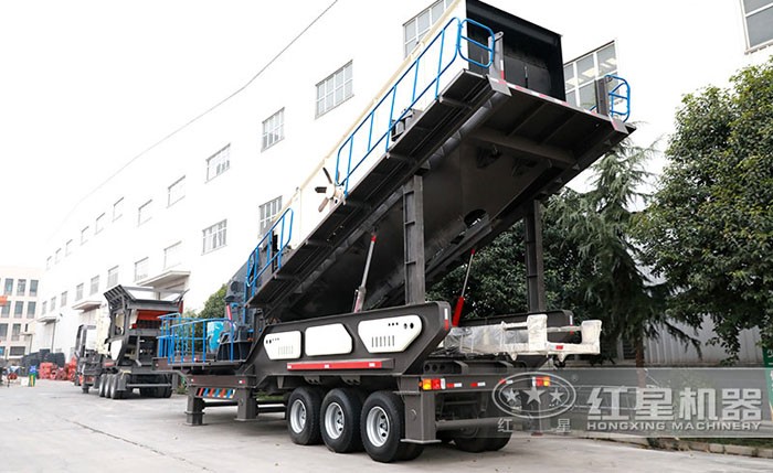 大型車載式制砂機(jī)裝置振動篩