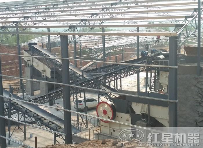 石料破碎生產(chǎn)線，設備展示