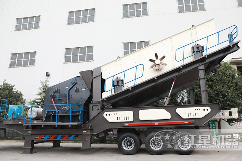 移動式建筑垃圾破碎機(jī)破碎篩分一體化作業(yè)模式