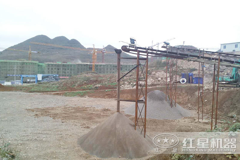 機(jī)制砂廠加工的物料