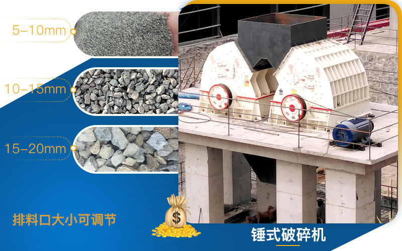 錘破可自成一條生產(chǎn)線，減輕投資成本