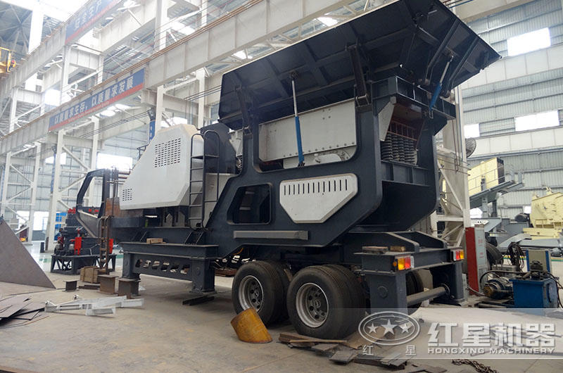 移動制砂機(jī)生產(chǎn)車間，自主研發(fā)生產(chǎn)，降低中間商成本20%