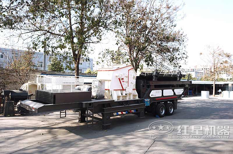 反擊破移動破碎機，破碎+篩分，省時省力