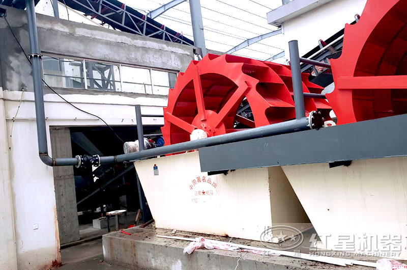 附帶洗砂機(jī)設(shè)備，洗凈度高達(dá)99%